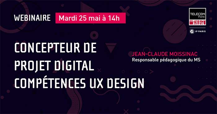 Webinaire MS Concepteur projet digital UX design