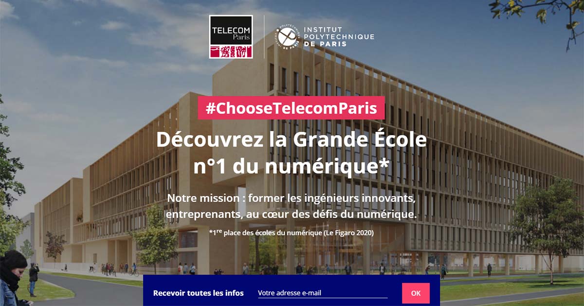 #ChooseTelecomParis : découve la 1re école du numérique