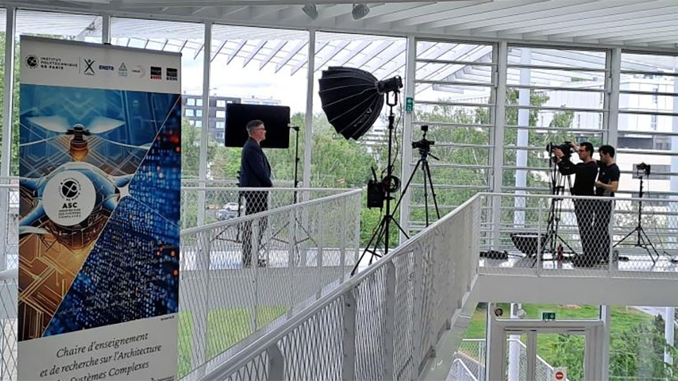 Chaire Architecture systèmes complexes (vidéo, illustration IP Paris)